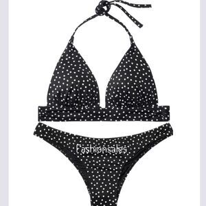Victorias Secret Swim Havana Push Up Halter Padded Bikini top & Itsy bottoms Set
